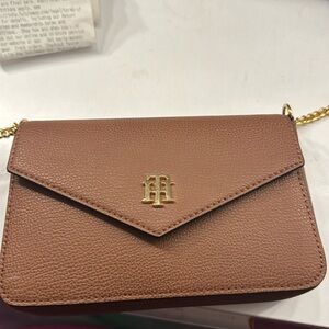 Tommy Hilfiger purse, gold and brown